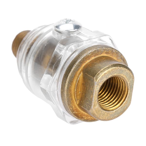 1/4\" BSP Mini In-Line Air Tool Oiler Oil Lubricator Air Compressor Pipe Automatic Lubrication