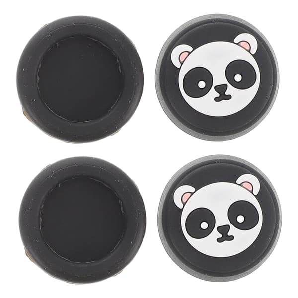 4 stk. tommelfingerkapper til spilcontroller panda-design joystick-beskyttelsesetuier af silikone kompatible ergonomiske joystick-covers letvægtsinstallation -