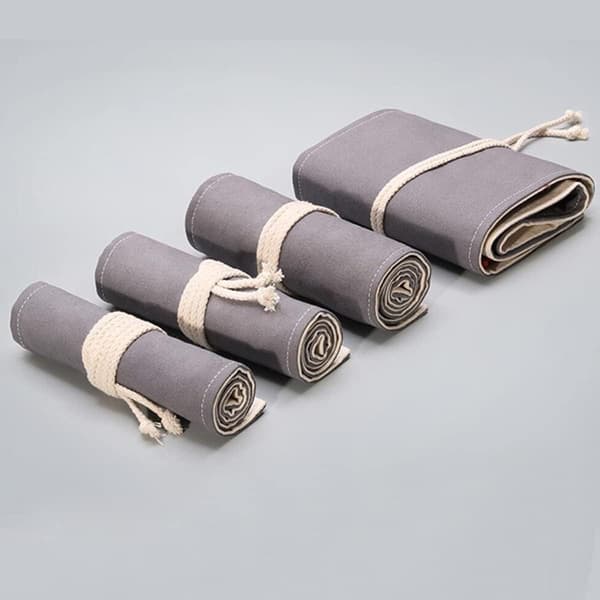 Pencil Case Roll Pack Drawing Painting Canvas Pencil Case 48 Slots KLB
