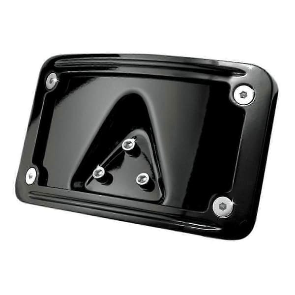 Motorcycle Curved Laydown License Plate Mounting Bracket for Harley Softail 3-Hole Mount License Plate H