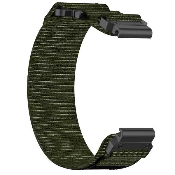 22 mm nylonrem til Garmin Instinct Crossover Solar Army Green Army Green