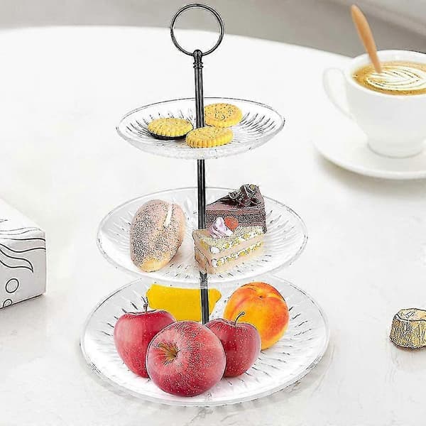 4 Set 3-Tier Cake Stand Hardware, Tiered Tray Hardware 3-Tier Cake Stand