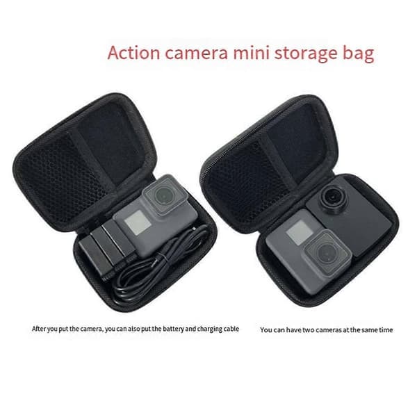 Mini Storage Bag for Hero 12 11 10 9 8 7 6 5 4 3 Action Camera Accessories Storage Bag