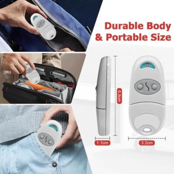 Remote Control Compatible with C@me, 2 Pieces Gate Remote Control 432EV, EE, NA, 433.92 MHz 2 Channels Compatible with 432EV, EE, NA (Includes（FMY）