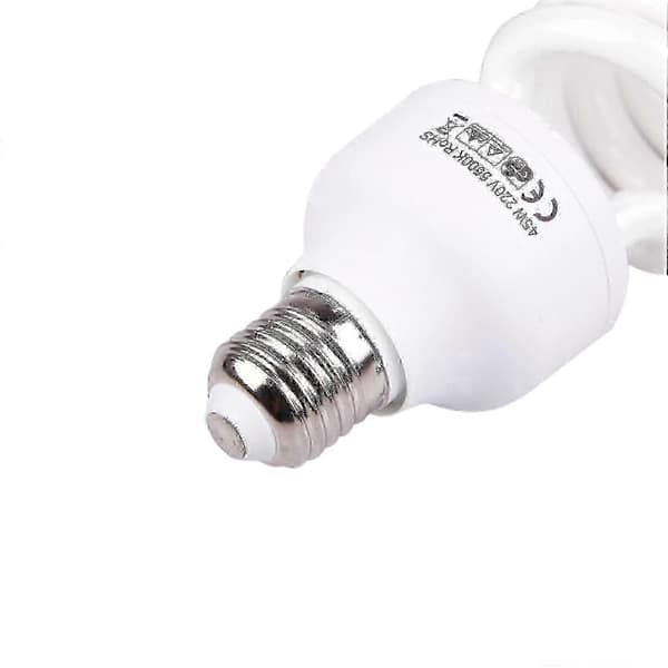 3x 45W 5500K 220V E27 Hvid Dagslyslampe til Fotostudie & Videofotografering 2025