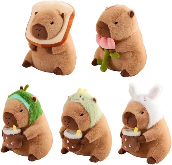 Capybara Plyslegetøj Simulation Dyr Realistisk Tøjdyr til Børn, Venner og Voksne