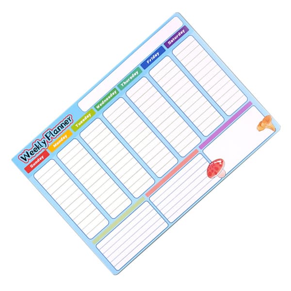 Magnetic Refrigerator Magnet - Weekly Planner, Multifunctional Magnetic Whiteboard Wall Decal for Study and Messages