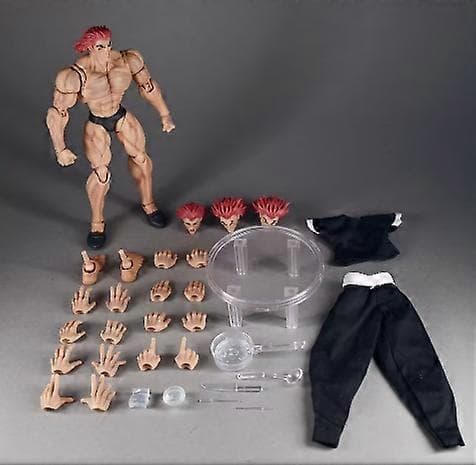 Hanma Yujiro Actionfigur 7,48 tommer Baki Anime Samleobjekt med bevegelige ledd for visning