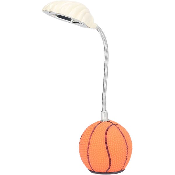 LED-skrivebordslampe, øyebeskyttelse, søt basketball, USB-lading, studiebordslampe for lesing, arbeid, studier