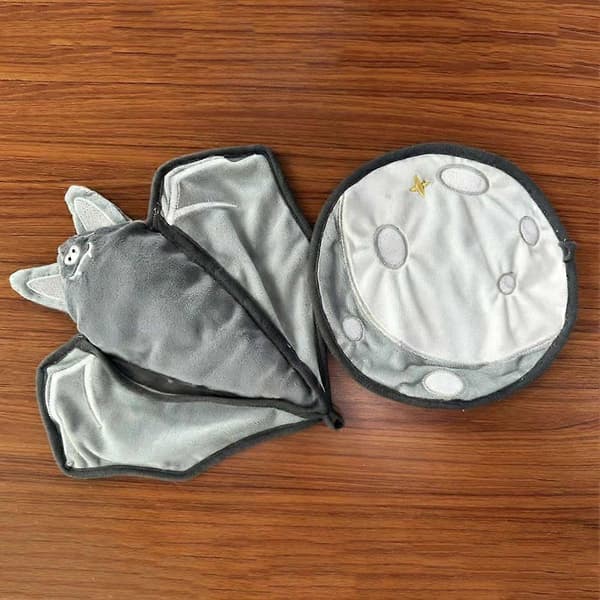 Batlicious Oven Mitts & Pot Holders Set - Gothic Bat & Moon Design, Heat Resistant Kitchen Gloves for Baking, Cooking, and Grilling