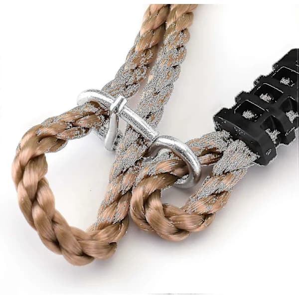 2-pack Tree Hanging Straps Adjustable Nylon Rope Swing Hammock Chair Hanging Kit Outdoor 40 inch