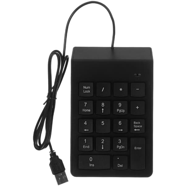 USB Numeric Keypad - Portable Number Pad for Laptop, Compatible with PC and Mac