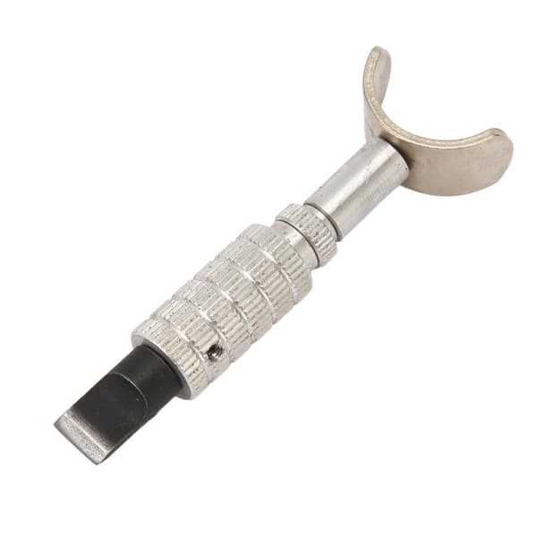 Adjustable Leather Swivel Knife, Flexible, High Sharpness, Metal, Leather Craft, Carving Knife with U-shaped Handle for Craft Projects