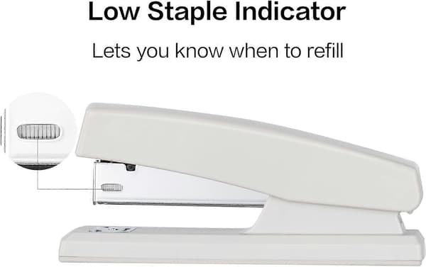 Stapler, desktop staplers with 640 staples, 26 sheet capacity, black