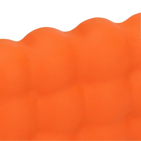 2 PCS Car Knee Pads Memory Foam Super Soft Universal Fit Self-Adhesive Installation Leg Elbow Cushion Orange