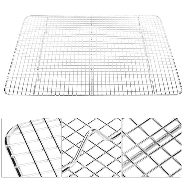 Kølestativ i rustfrit stål, kølestativ, rustfrit afløbsstativbakke til madlavning, bagning, grill