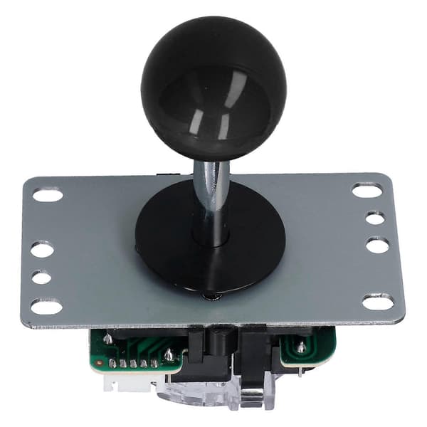 QM070901 Arcade Game Joystick Kit Zero Delay Arcade Game DIY Kit Parts with Encoder Board 10 Buttons Joystick for MAME Black