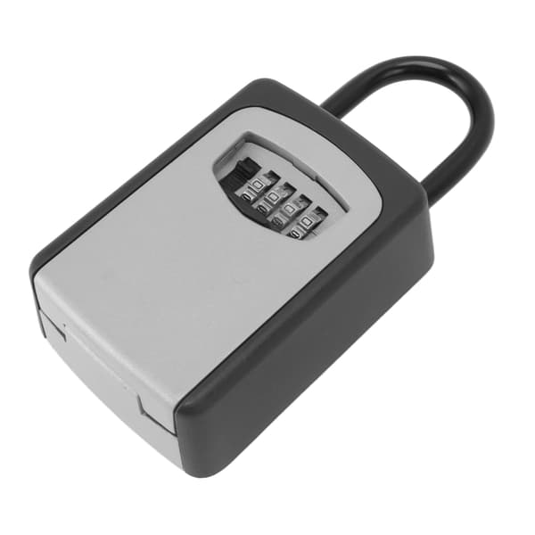 Key Box Large Capacity Wall Mounted Resettable 4-Digit Key Storage Security Box for House Keys