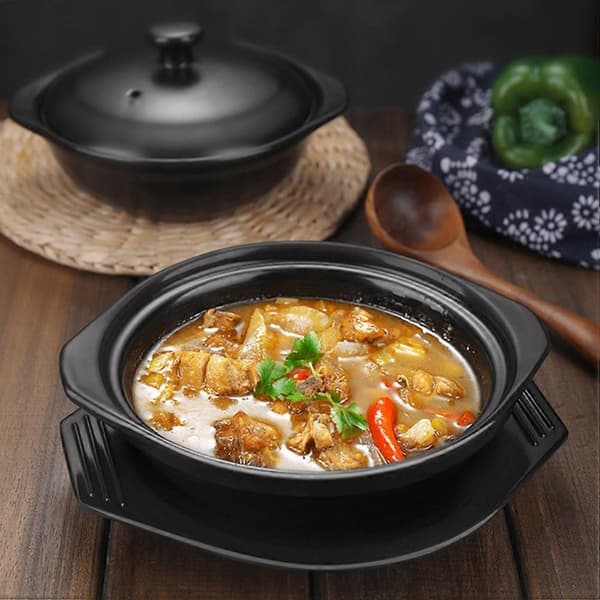 1st Ceramic Pot Non-Stick Bibimbap Casserole Soup Pot Stew Pot for Braised Chicken