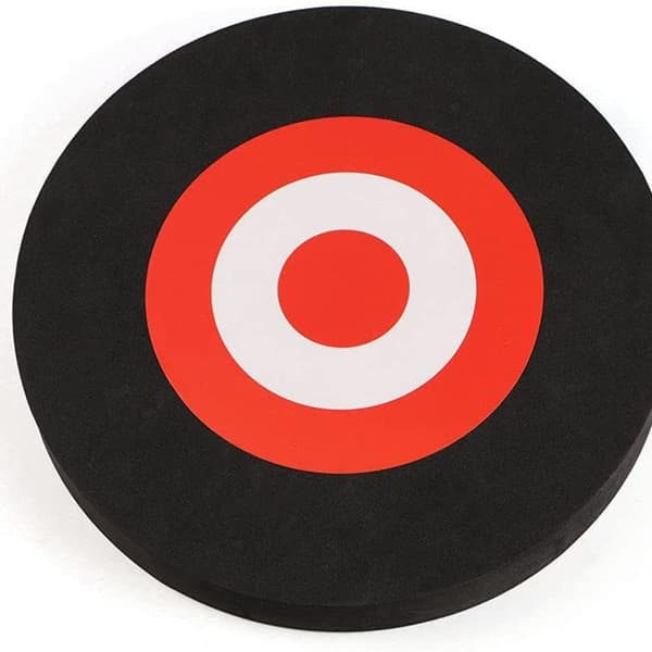 EVA Round Archery Target Portable Youth Archery Arrow Target for Shooting Practice Black