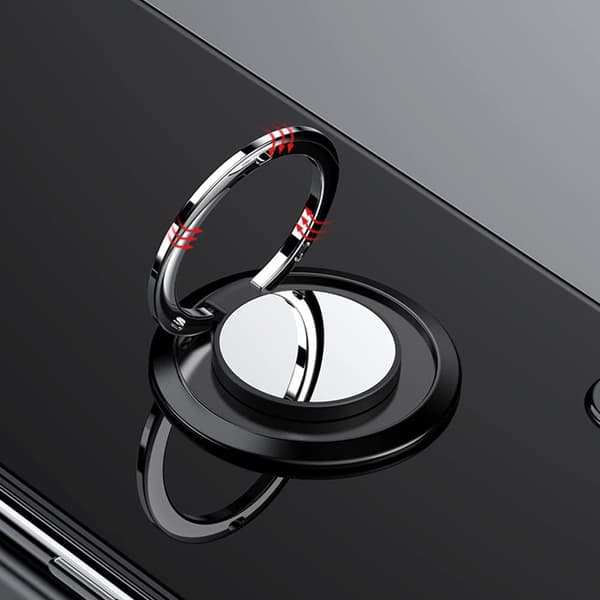 2 Pieces Cell Phone Ring Holder, Magnetic Finger Ring Stand Car Mount Available 360° Adjustable Cell Phone Loop (Gold)