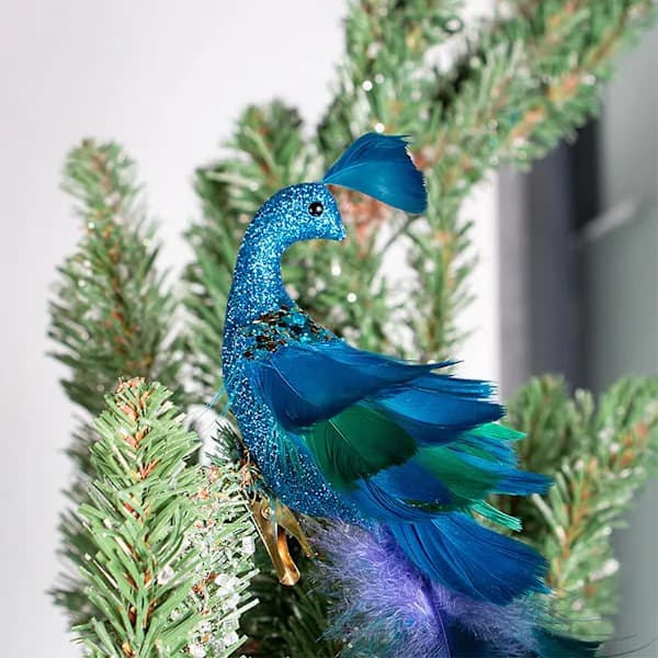 Julgransprydnader Påfågel Hängande Dekorationer Julgranshängen