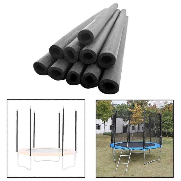 12 stk. trampolinpolstring, trampolinpolstringsudskiftning, trampolinbeskyttende ærmeskum