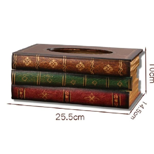 Ansiktsvevboks i tre 25,5*14,5*10cm Vevedispenser for KLB