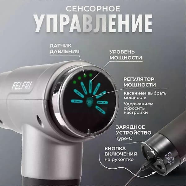 Portable Massage Gun, Percussion Technology Offers Intense Stimulation, Quiet Brushless Motor, Adjustable Gears For Instant Professional Massage