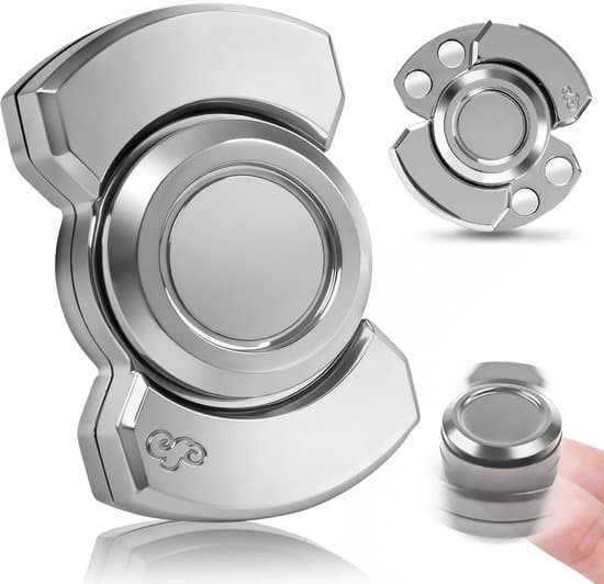 Fidget Spinner – Kompakt stresslindrande leksak för ADHD, autism och fokus – Silver – 1 st.