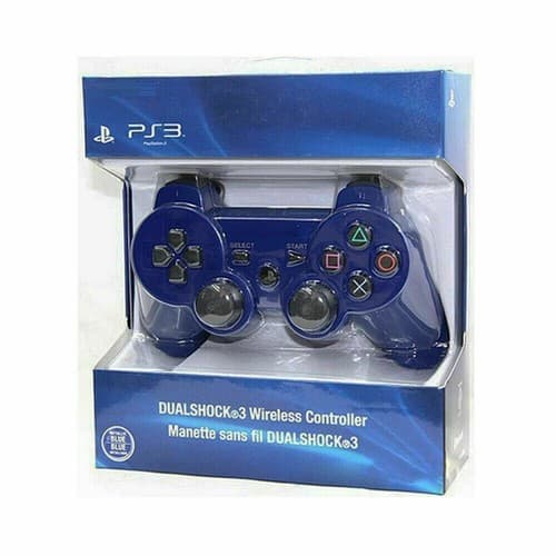 For PS3 Trådløs DualShock 3 Kontroller Joystick GamePad Blå Blue