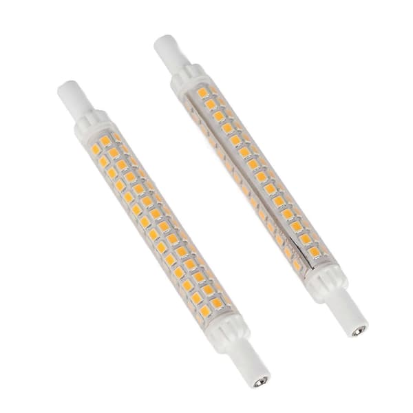 2pcs R7S 98LED Lamp Double Ended 118mm Dimmable Flood Light Light Source Accessory Warm White 100-130V_Special Gift