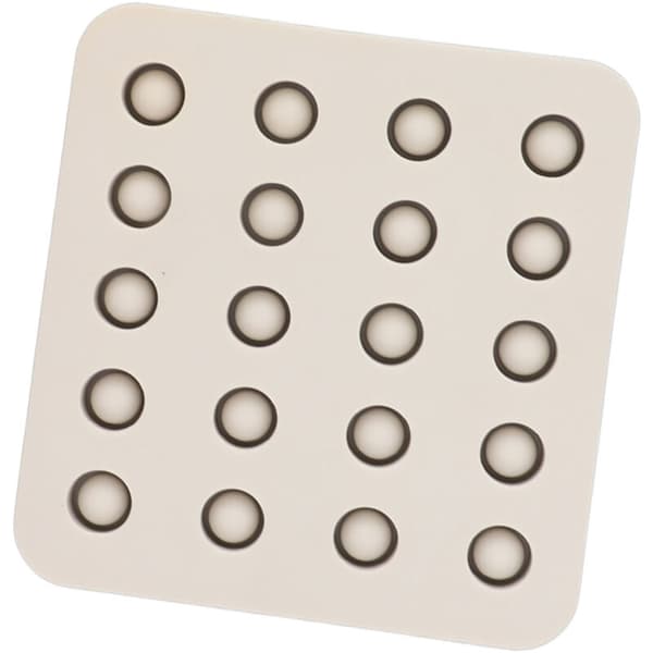 Vokskopp for Dronningceller - Silikonform for Birøkt, 4 Rader, 96x92x14mm