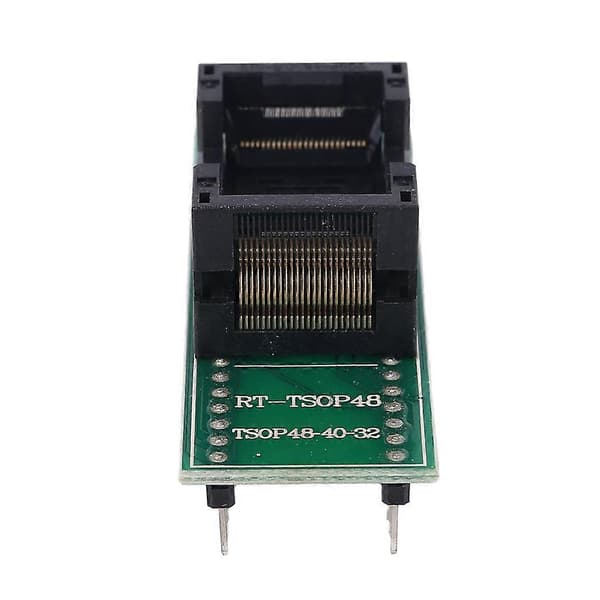 TSOP48 til DIP48 Dobbel Kontakt Gullbelagt Universell IC Programmeringssokkel Adapter
