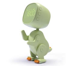 Toddler Alarm Clock with Night Light, Kids Sleep Trainer with 3 Alarms and Snooze Function (Light Green)