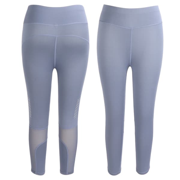Åndbare Cropped Sports Leggings Numseløft Hurtigtørrende Elastiske Kvinders Stramme Stretch LeggingsL