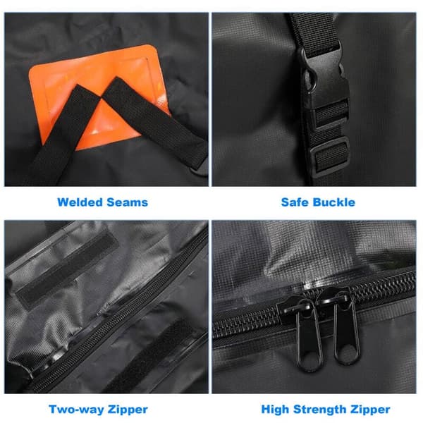 Vattentät Takbox för Bil, Stor Kapacitet Softshell Lastbärare[JUN]