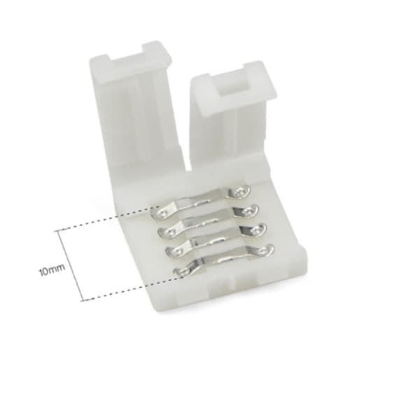 2 stk Splitterkabel 1 til 2 RGB LED-30cm, Hvit