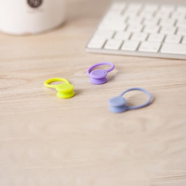 Multifunksjonell magnetisk hodetelefonkabeloppruller Kabelholder Organizer Klips Kabelklemme