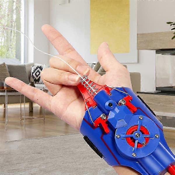 Spider Silk Launcher Web Shooters Håndledslancering Legetøjsskyder Cosplay Enhed Legetøj til Børn Gaver-A