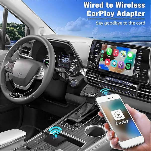 Trådløs Carplay Android Auto-adapter Smart Carplay Ai Box Kablet til trådløs Carplay Dongle