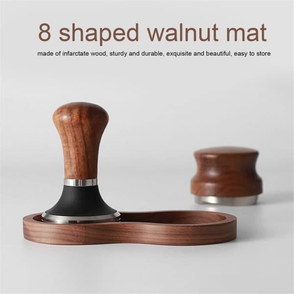 Coffee Distributor and Tamper, 51mm 53mm 58mm Professional Manual Coffee Tamper Kit with Universal Base A