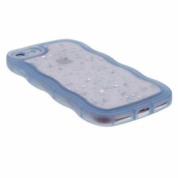 JTW-serien til iPhone 7/8/SE (2020)/SE (2022) Cover Glitterstjerner Bølget Kant TPU-beskyttelse Multicolor Style C