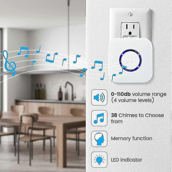 Alarm button for seniors, wireless pager for caregivers for the elderly at home