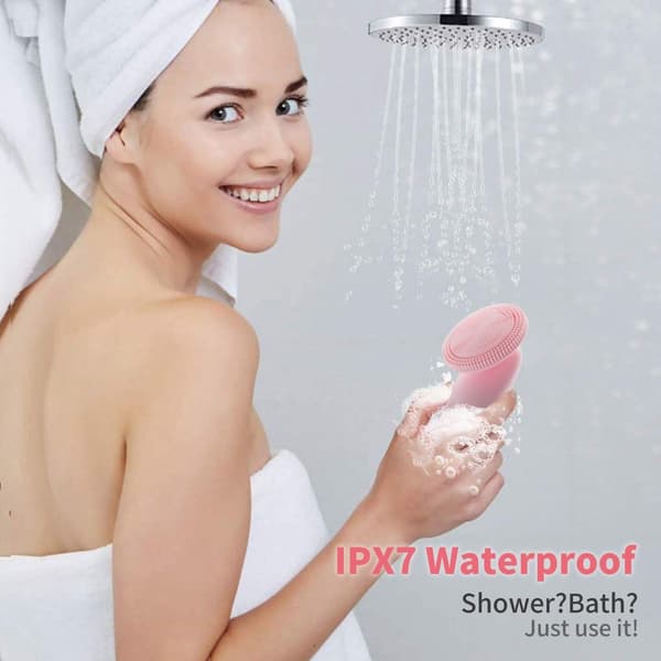 Silicone Electric Facial Cleansing Brush for Makeup and Massage