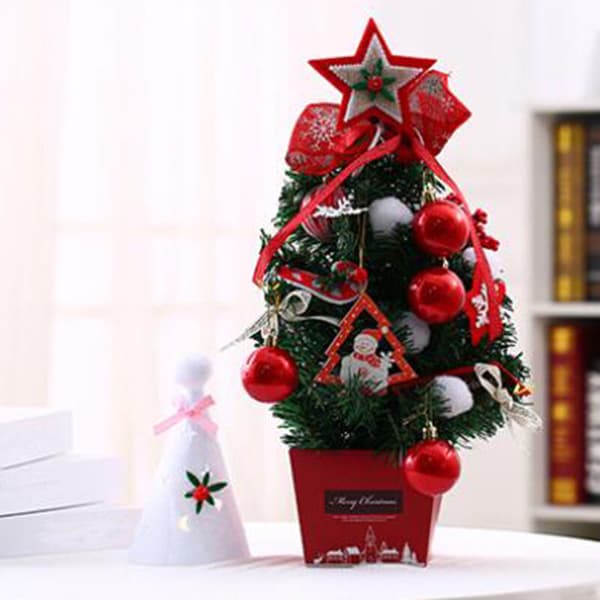 High-quality Christmas tree desktop small mini decoration Christmas tree decoration box - Christmas decoration