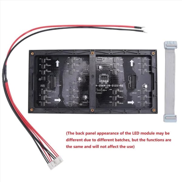 2 stk P4 LED-skjermmoduler 256x128mm 64x32 piksler