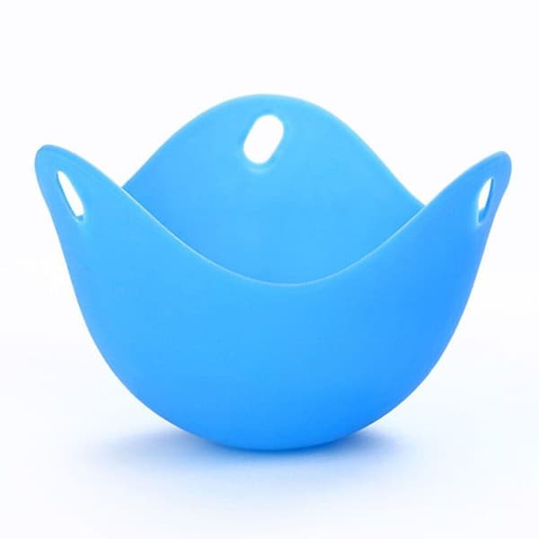Egg Pocher - Silikon - Blå
