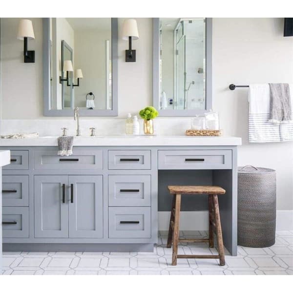 Sæt med 15 sorte møbelgreb, 160 mm – Mat rustfrit stål – 160 mm center afstand – Moderne og elegant design
