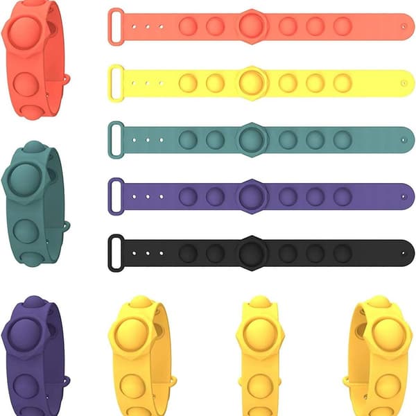 Mini Simple Dimple Sensorisk Fidget Legetøj Stressaflastning Armbånd Stressaflastning til Børn KLB